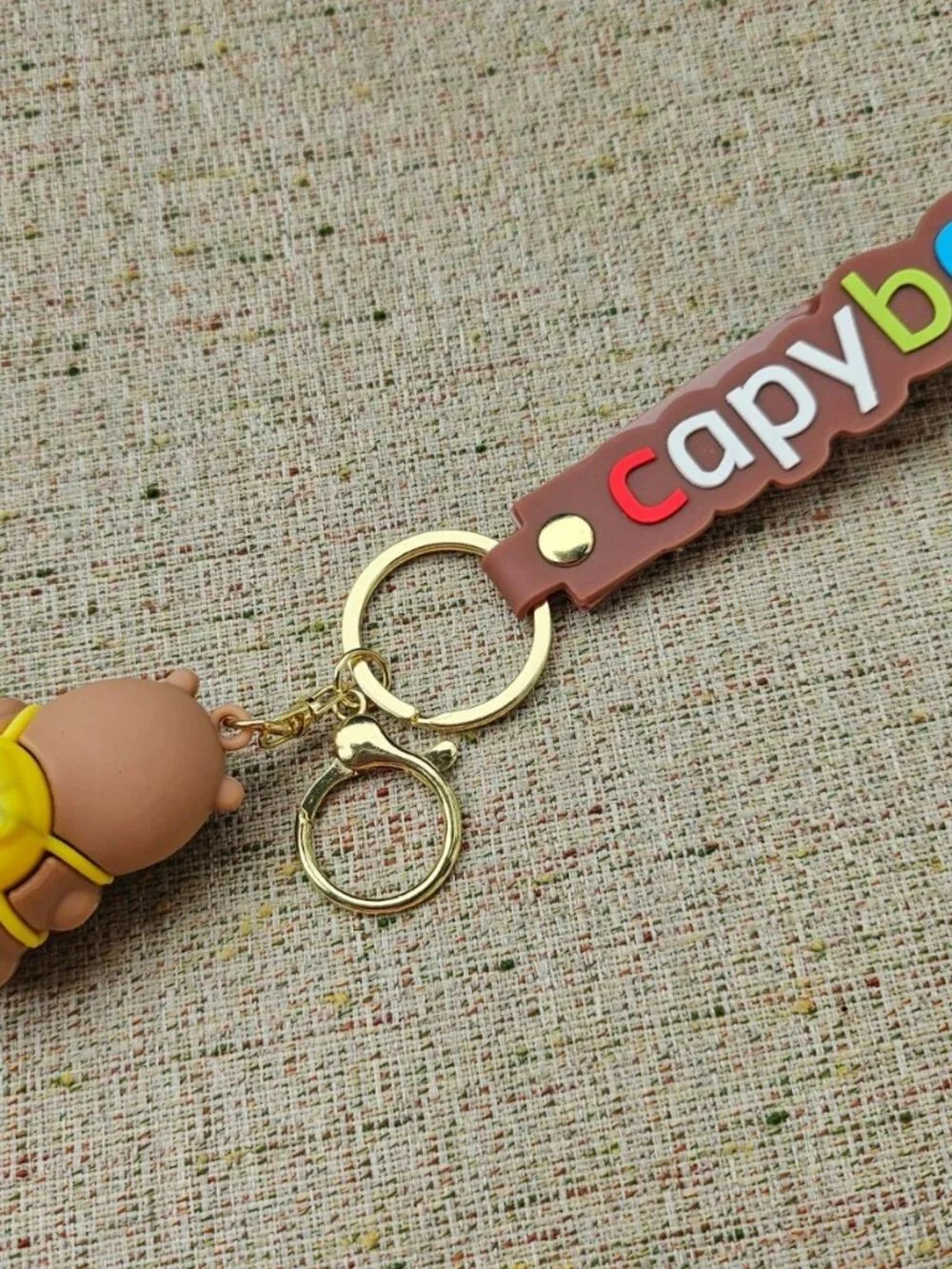 Capybara Key Chain Bag Charm Hanging Bag Keys Holder key Ring Keychain Unbrand